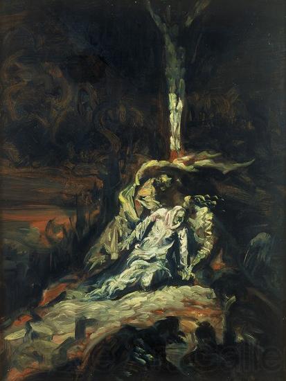 Emile Bernard La Vierge au pied le la Croix Spain oil painting art